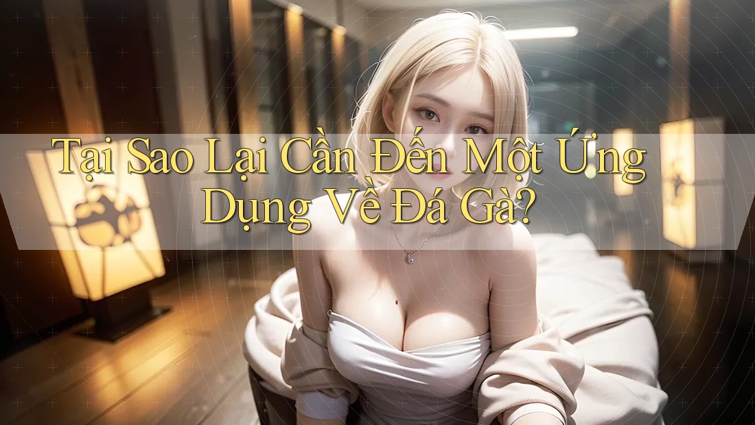 Tại Sao Lại Cần Đến Một Ứng Dụng Về Đá Gà? Tại Sao Lại Cần Đến Một Ứng Dụng Về Đá Gà?