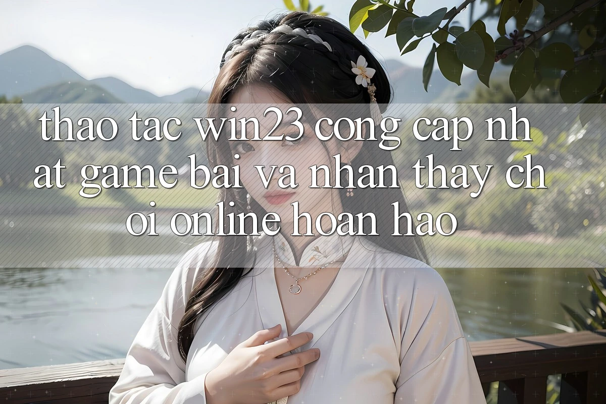 Thao tác win23 - Cổng Cập Nhật Game Bài Và Nhận thấy Chơi Online Hoàn hảo