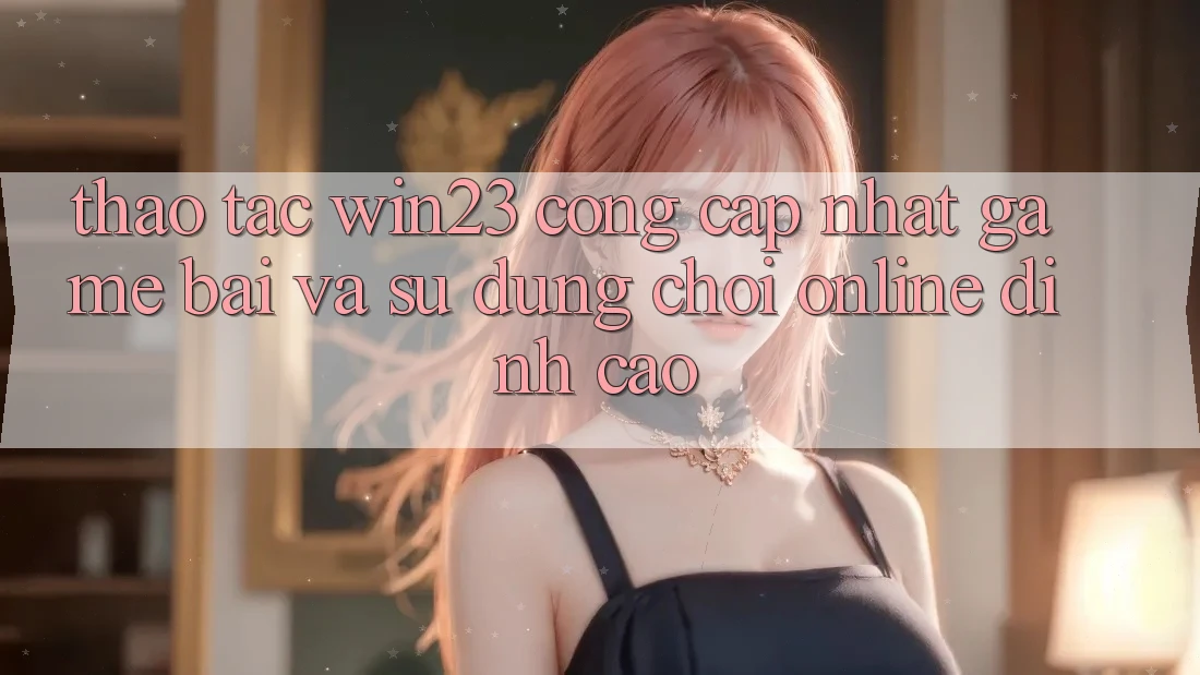 Thao tác win23 - Cổng Cập Nhật Game Bài Và Sử dụng Chơi Online Đỉnh Cao Thao tác win23 - Cổng Cập Nhật Game Bài Và Sử dụng Chơi Online Đỉnh Cao