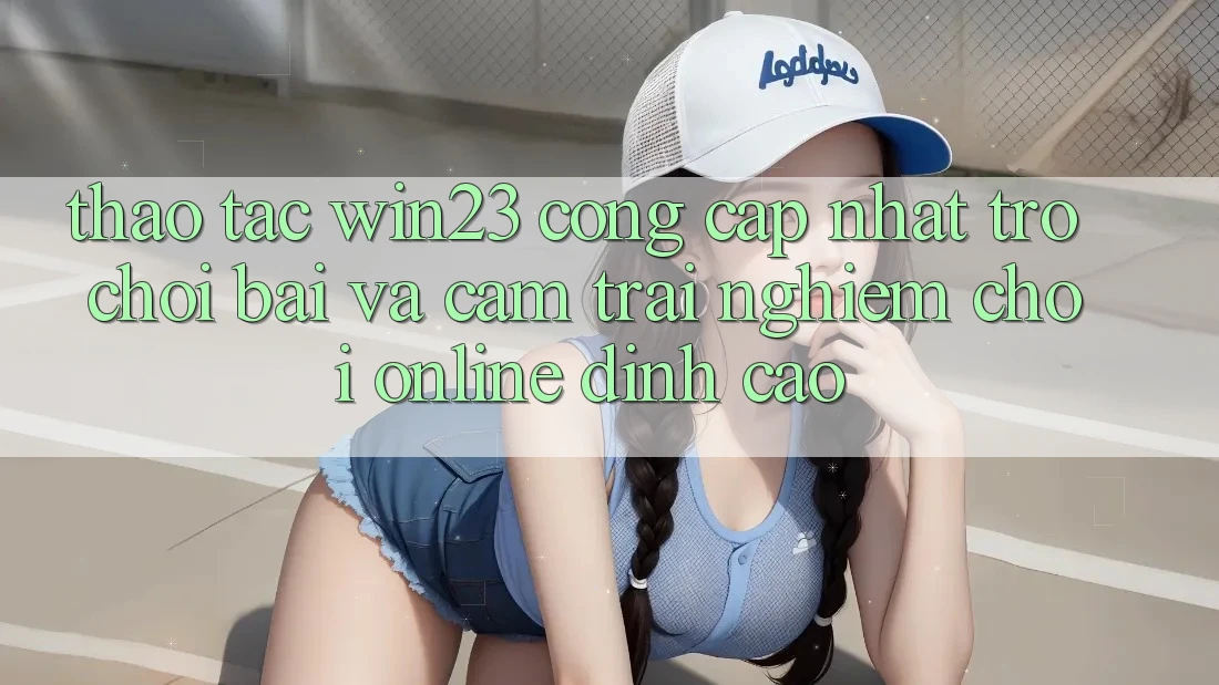 Thao tác win23 - Cổng Cập Nhật Trò chơi Bài Và Cảm trải nghiệm Chơi Online Đỉnh Cao Thao tác win23 - Cổng Cập Nhật Trò chơi Bài Và Cảm trải nghiệm Chơi Online Đỉnh Cao