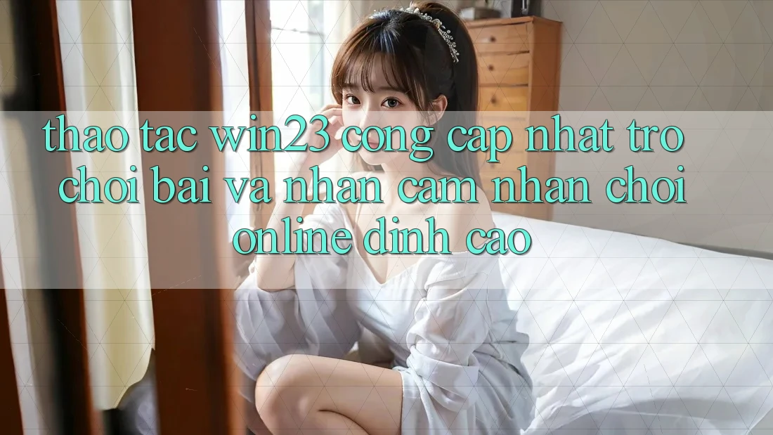 Thao tác win23 - Cổng Cập Nhật Trò chơi Bài Và Nhận cảm nhận Chơi Online Đỉnh cao