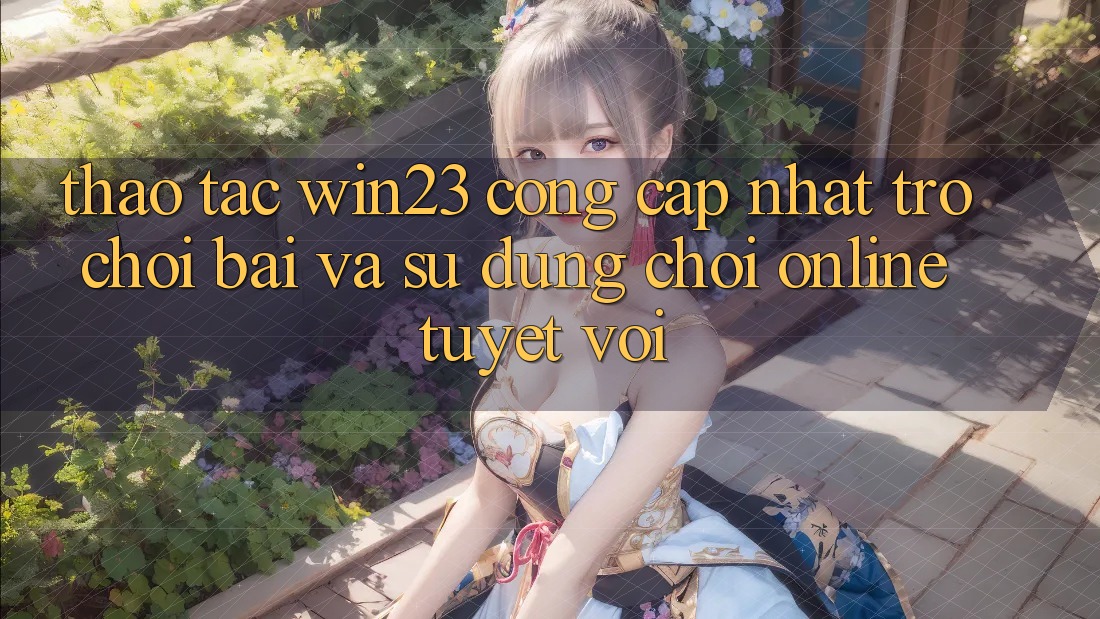 Thao tác win23 - Cổng Cập Nhật Trò chơi Bài Và Sử dụng Chơi Online Tuyệt vời Thao tác win23 - Cổng Cập Nhật Trò chơi Bài Và Sử dụng Chơi Online Tuyệt vời