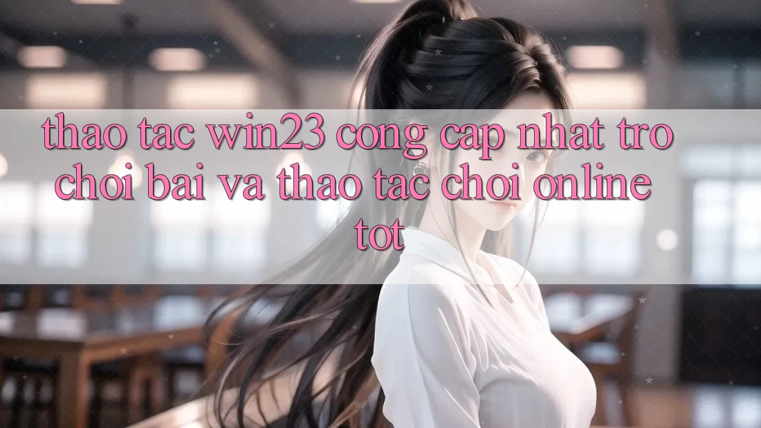 Thao tác win23 - Cổng Cập Nhật Trò chơi Bài Và Thao tác Chơi Online Tốt Thao tác win23 - Cổng Cập Nhật Trò chơi Bài Và Thao tác Chơi Online Tốt