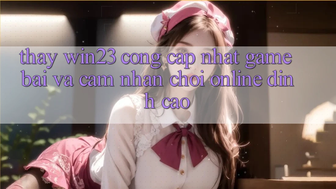 Thấy win23 - Cổng Cập Nhật Game Bài Và Cảm nhận Chơi Online Đỉnh Cao Thấy win23 - Cổng Cập Nhật Game Bài Và Cảm nhận Chơi Online Đỉnh Cao