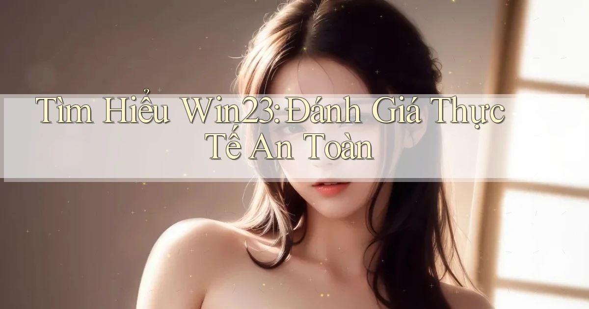 tìm hiểu win23 đánh giá thực tế an toàn