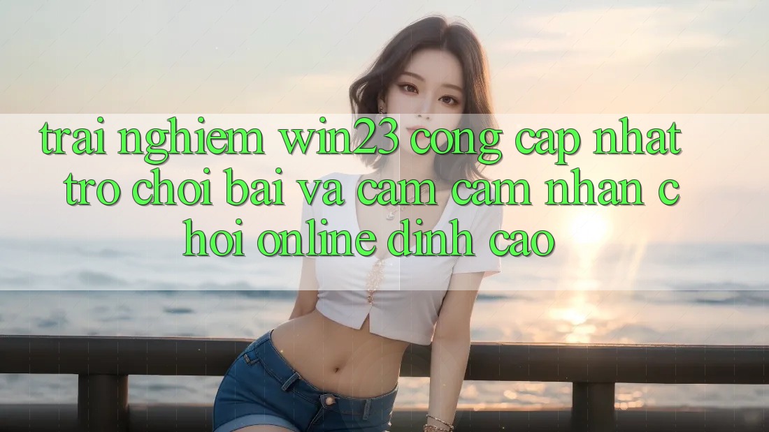 Trải nghiệm win23 - Cổng Cập Nhật Trò chơi Bài Và Cảm cảm nhận Chơi Online Đỉnh Cao Trải nghiệm win23 - Cổng Cập Nhật Trò chơi Bài Và Cảm cảm nhận Chơi Online Đỉnh Cao