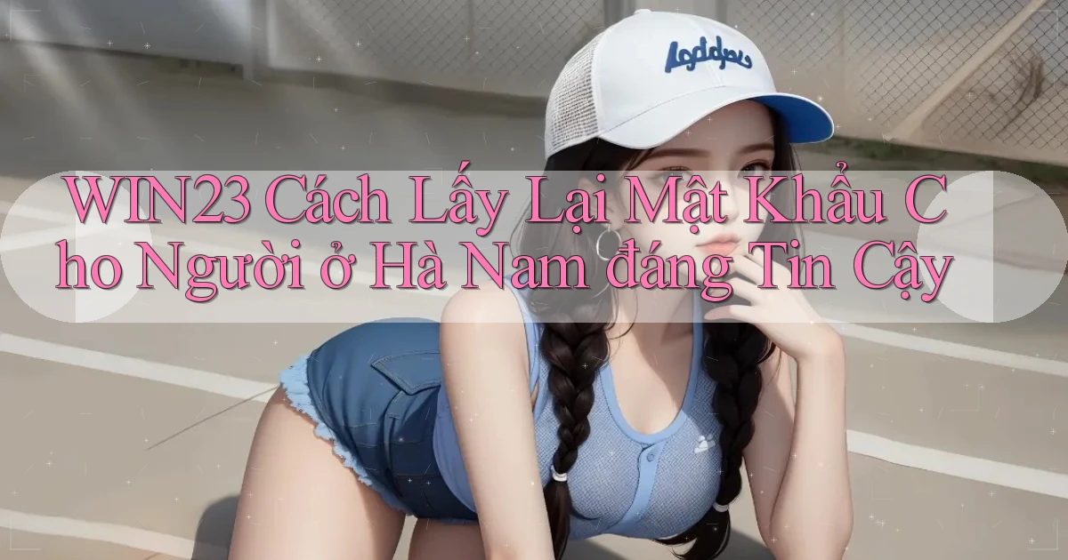 win23 cách lấy lại mật khẩu cho người ở Hà Nam đáng tin cậy