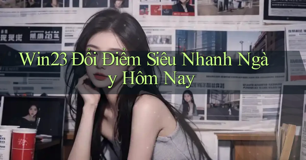win23 đổi điểm siêu nhanh ngày hôm nay