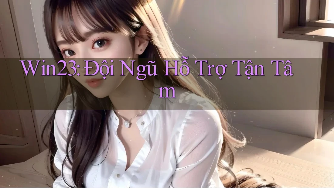Win23: Đội Ngũ Hỗ Trợ Tận Tâm Win23: Đội Ngũ Hỗ Trợ Tận Tâm
