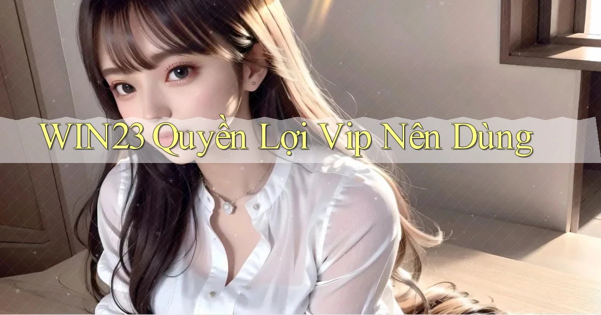 win23 quyền lợi vip nên dùng