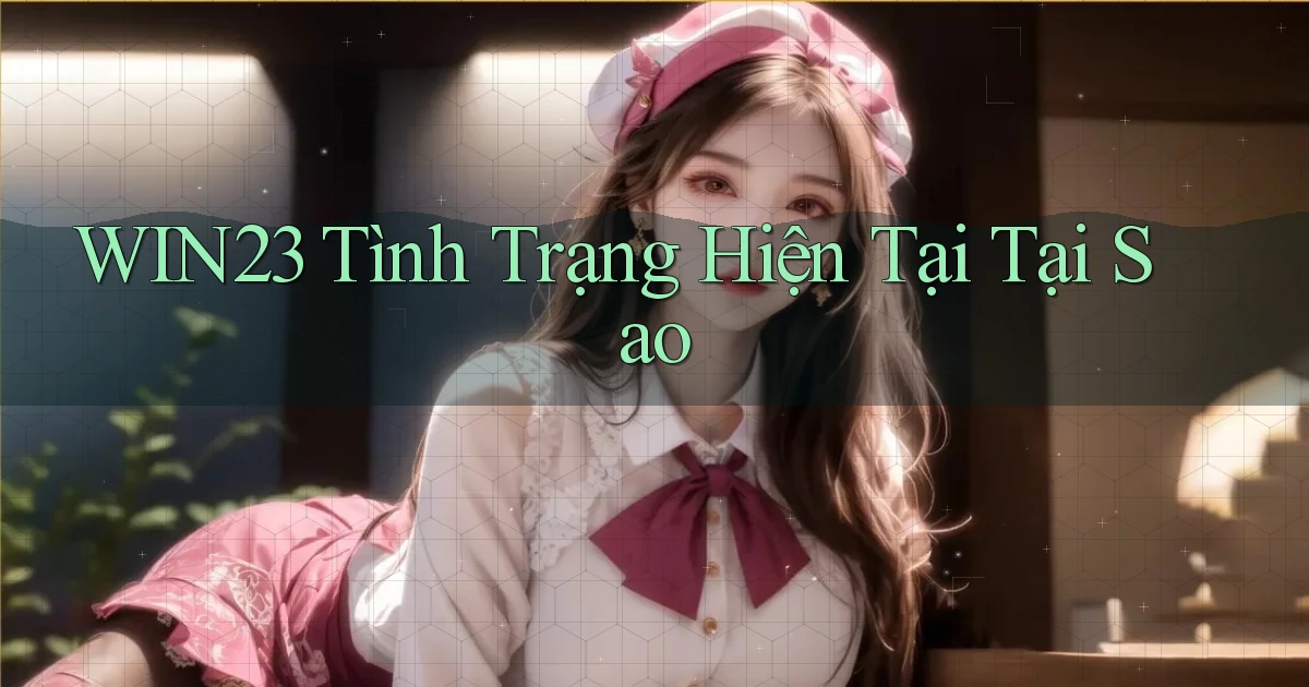 win23 tình trạng hiện tại tại sao