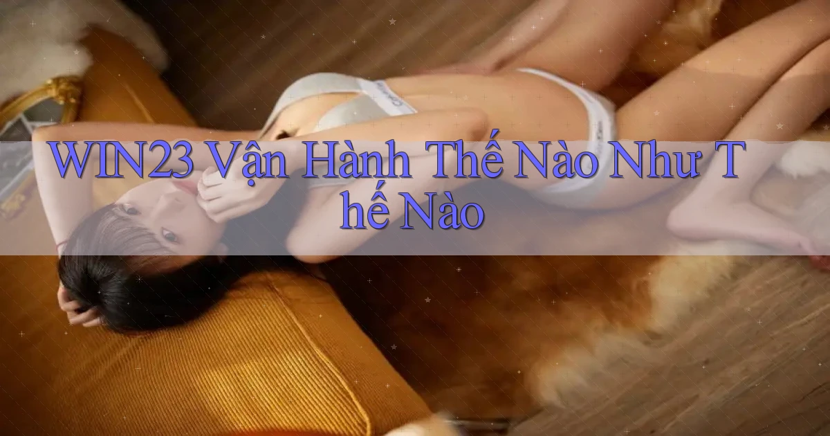 win23 vận hành thế nào như thế nào
