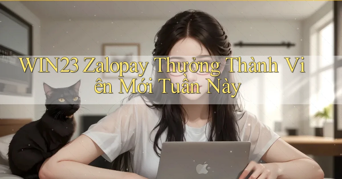 win23 zalopay thưởng thành viên mới tuần này